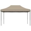vidaXL Pop-Up hopf&auml;llbart partyt&auml;lt 440x292x315 cm taupe