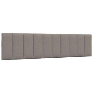 vidaXL Headboard Cushion "Hanko" Taupe 200 cm Fabric