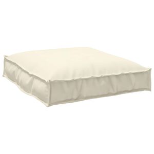 vidaXL Kudde Oxford Tyg Kr&auml;m 70 x 70 x 12 cm