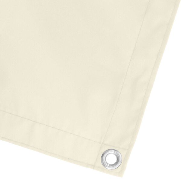 vidaXL Balkong Sk&auml;rm Kr&auml;m 100 x 200 cm Oxford Tyg