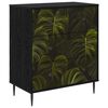 vidaXL Kommode ELBURG Palmbladstryck 66 x 36,5 x 76 cm Konstruerat tr&auml;