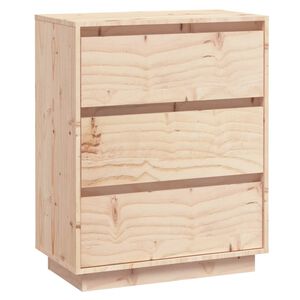 vidaXL Sk&auml;nk 60x34x75 cm massiv furu