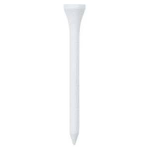 vidaXL Golfpeggar 1000 st vit 83 mm bambu