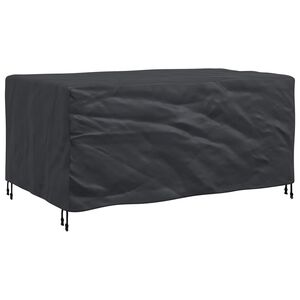 vidaXL M&ouml;bel&ouml;verdrag Enf&auml;rgad Svart 172 x 113 x 73 cm 420D