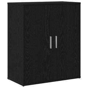 vidaXL Sk&auml;nk svart ek 60x31x70 cm konstruerat tr&auml;