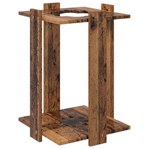 vidaXL Biljardk&ouml;st&aring;ng Konstruerat tr&auml; 42 x 43 x 60 cm Gammalt tr&auml;