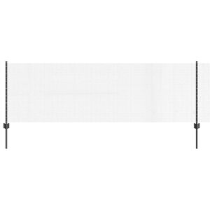 vidaXL Svetsat tr&aring;dgeller med stolpar 50 x 0,8 m PVC-belagda st&aring;l Gr&aring;