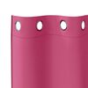 vidaXL M&ouml;rkl&auml;ggningsgardiner med Ringar 2 pcs Klart Pink 260 x 140 cm