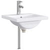 vidaXL Tv&auml;ttst&auml;ll f&ouml;r badrum Krom 42 x 40 x 16,5 cm Metall