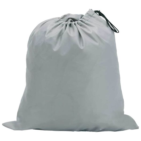 vidaXL Båtöverdrag grå 760x350x40 cm