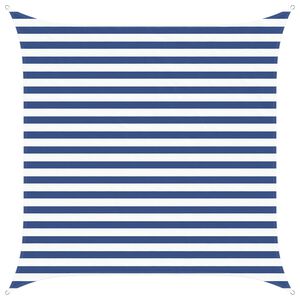 vidaXL Solskugge segel Bl&aring; och Vit 2,5 x 2,5 m 100% polyester oxford