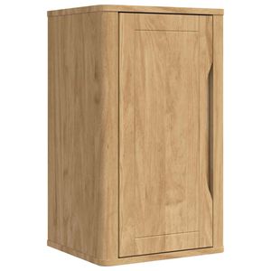 vidaXL Badrumsv&auml;ggsk&aring;p FLORO Vaxbrun 35 x 30 x 60 cm Massiv furu