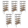 Hylla f&ouml;rvaring 90x40x180 cm 5-pack