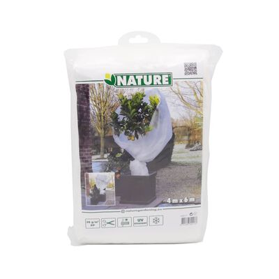 Nature Frostskydd för växter fleece 30 g/m vit 4x6 m