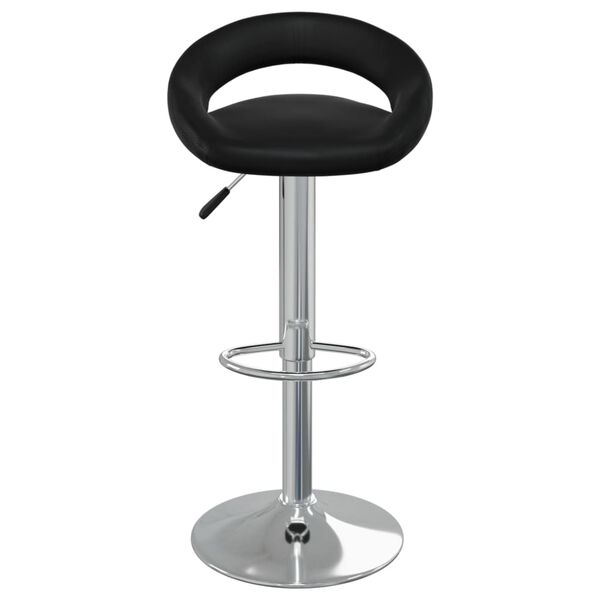 vidaXL Barstol svart konstl&auml;der