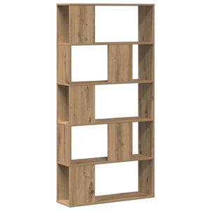 vidaXL Bokhylla 5 hyllplan ek 80,5x23,5x162,5 cm konstruerat tr&auml;