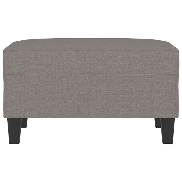 vidaXL Fotpall Taupe 70x55x41 cm tyg