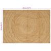vidaXL Omr&aring;desmattor Rektangul&auml;r Brun 140 x 200 cm Jute
