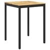 vidaXL Tr&auml;dg&aring;rd Bar Bord NAARDEN Vit och svart 80 x 80,5 x 105 cm