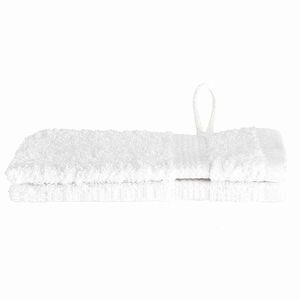 vidaXL G&auml;sthandduk SOLUND 2 pcs Vit 15 x 21 cm 550 gsm