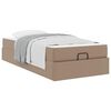 vidaXL S&auml;ngram med madrass &Ouml;vrigt 2 st Tan PVC