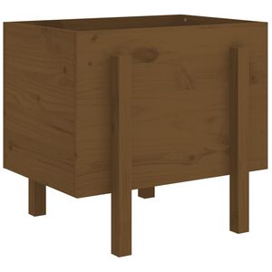 vidaXL Odlingsl&aring;da 62x50x57 cm honungsbrun massiv furu