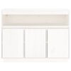 vidaXL Skänk vit 104,5x34x80 cm massiv furu