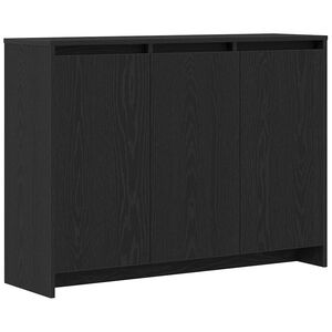 vidaXL Sideboard Svart 102 x 29,5 x 75 cm Konstruerat tr&auml;