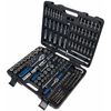 KS Tools CHROMEplus Sp&auml;rrhandtag, hylsor och bits 195 delar 918.0795