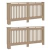 vidaXL Radiatorlock 2 st Sonoma-ek 172 x 19 x 81,5 cm Konstruerat tr&auml;