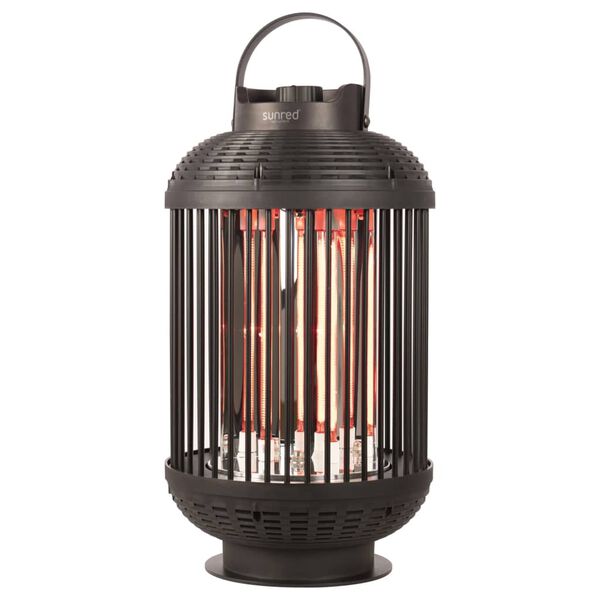 Sunred Bordsv&auml;rmare Indox 1200 W halogen svart