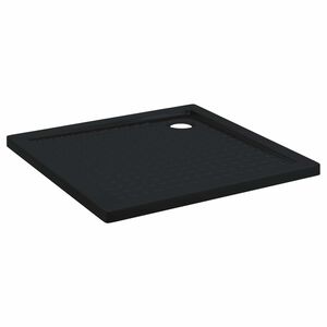 vidaXL Duschbas Tray med Prickar 90 x 90 x 4 cm ABS Svart