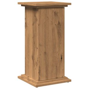 vidaXL Piedestal med f&ouml;rvaring ek 31x30x60 cm konstruerat tr&auml;