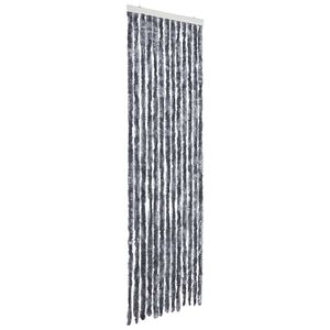 vidaXL Insektsdraperi silver 56x185 cm chenille