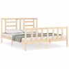 vidaXL S&auml;ngram utan madrass 160x200 cm massiv furu