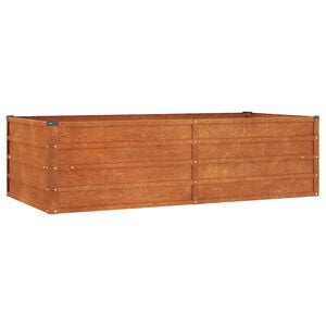 vidaXL Odlingsl&aring;da rostig 160x80x45 cm rosttr&ouml;gt st&aring;l