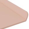 vidaXL Flytande hylla V&auml;ggmonterad 4 pcs Rosa 40 x 18 x 2,5 cm St&aring;l