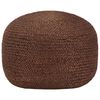 vidaXL Handgjord sittpuff brun 40x45 cm jute