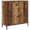vidaXL Sideboard Gammalt tr&auml; 79,5 x 33 x 82 cm Konstruerat tr&auml;