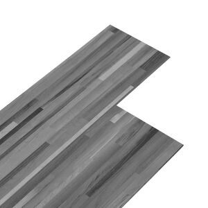 vidaXL Golvplankor Gr&aring; 5,26 m&sup2; 18 st PVC