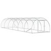 vidaXL H&ouml;nsg&aring;rd Silver 600 x 150 x 100 cm Galvaniserat st&aring;l
