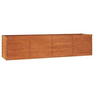 vidaXL Odlingsl&aring;da rostig 320x80x77 cm rosttr&ouml;gt st&aring;l