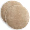 vidaXL Kudd&ouml;verdrag 2 st HEERLEN Taupe &Oslash; 40 cm Chenilletyg