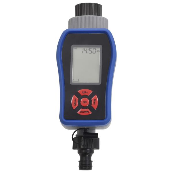 vidaXL Automatisk digital bevattningstimer med enkelt utlopp