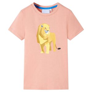 vidaXL T-shirt f&ouml;r barn ljus orange 116