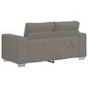 vidaXL Loveseat soffa ljusgrå 120 cm manchestertyg