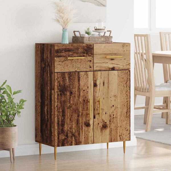 vidaXL Sideboard Gammalt tr&auml; 69,5 x 34 x 90 cm Konstruerat tr&auml;