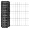 vidaXL Eurofence st&aring;l 25x1 m gr&aring;