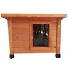 @Pet Kattkoja f&ouml;r utomhusbruk 57x45x43 cm tr&auml; brun