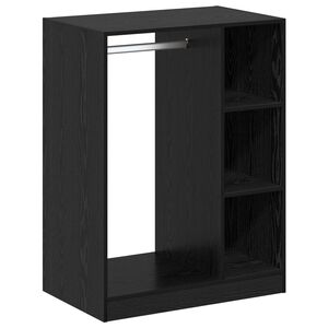 vidaXL Garderob Svart ek 77 x 48 x 102 cm Konstruerat tr&auml;